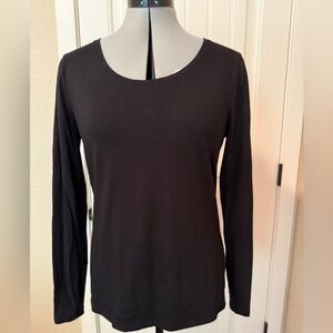 Classic Black Long Sleeve Top